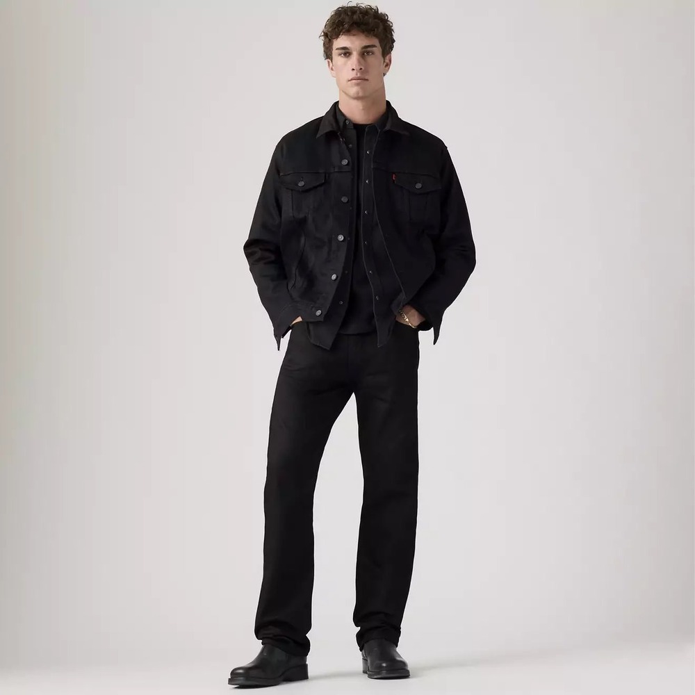 Levi's 501 Original Jeans Shrink To Fit Black 38x32 New With Tags‎